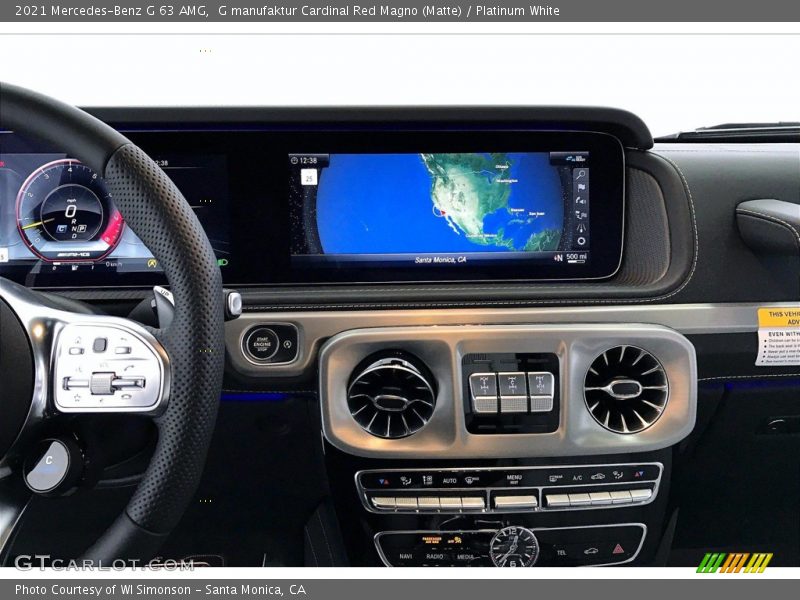 Controls of 2021 G 63 AMG