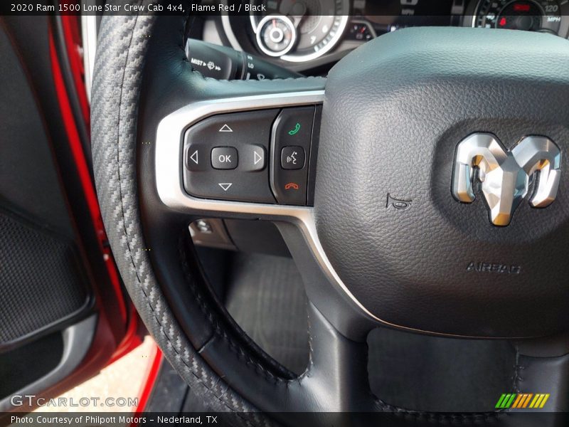 Flame Red / Black 2020 Ram 1500 Lone Star Crew Cab 4x4