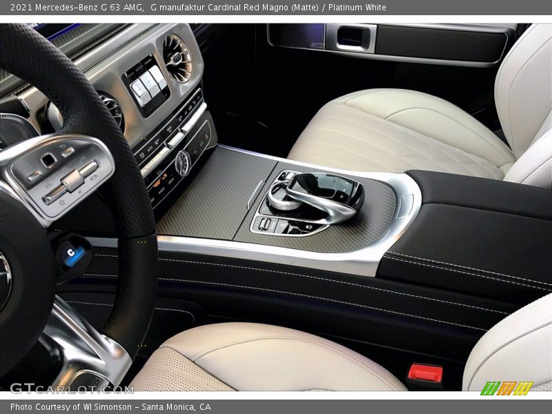 Controls of 2021 G 63 AMG
