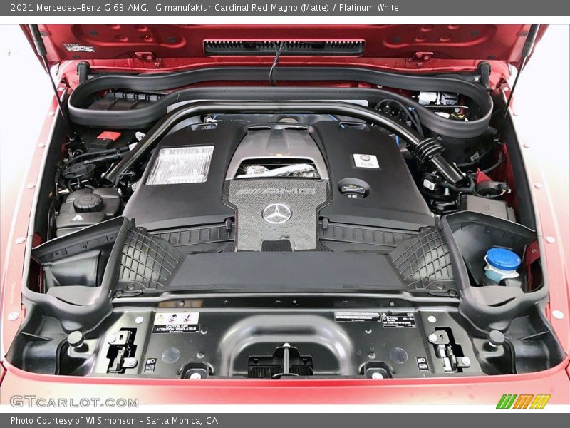  2021 G 63 AMG Engine - 4.0 Liter DI biturbo DOHC 32-Valve VVT V8