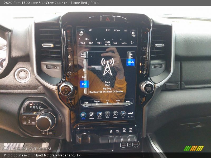 Controls of 2020 1500 Lone Star Crew Cab 4x4