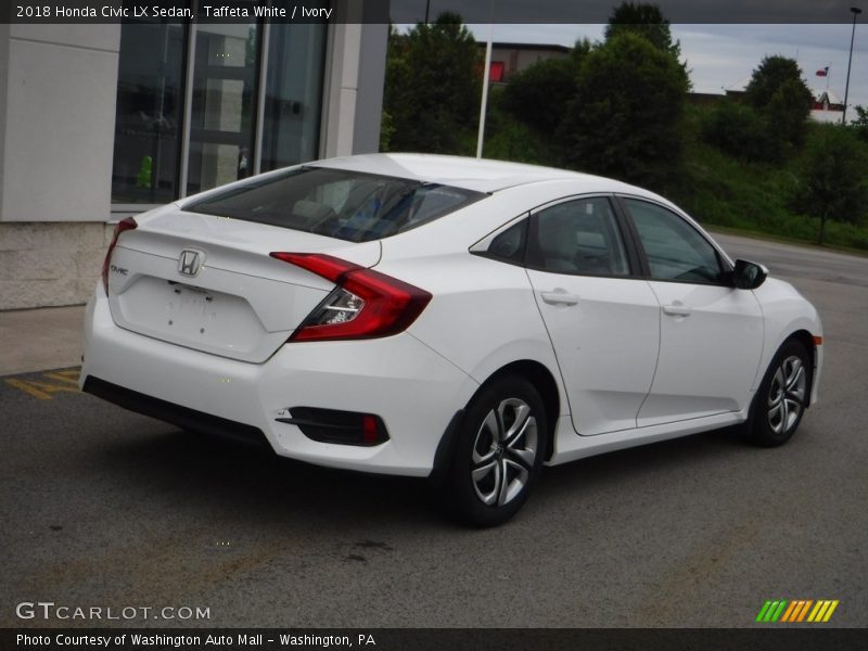 Taffeta White / Ivory 2018 Honda Civic LX Sedan