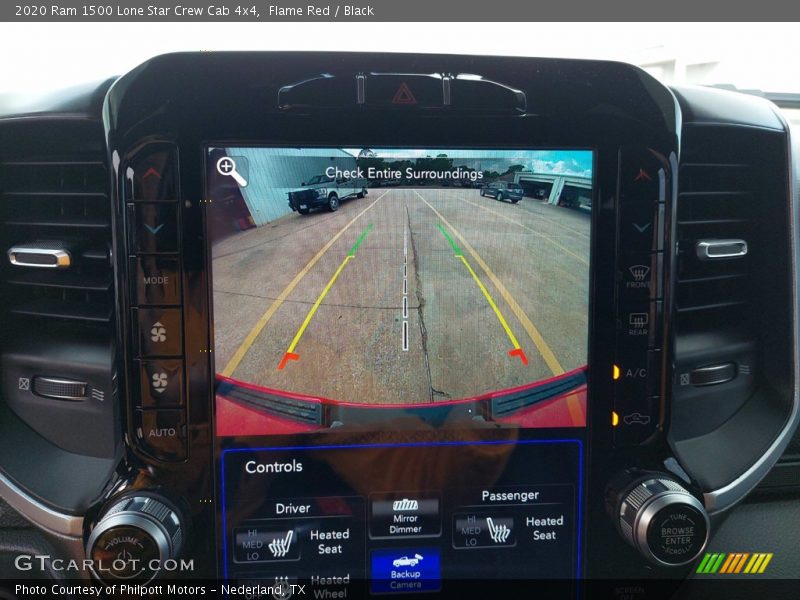 Flame Red / Black 2020 Ram 1500 Lone Star Crew Cab 4x4