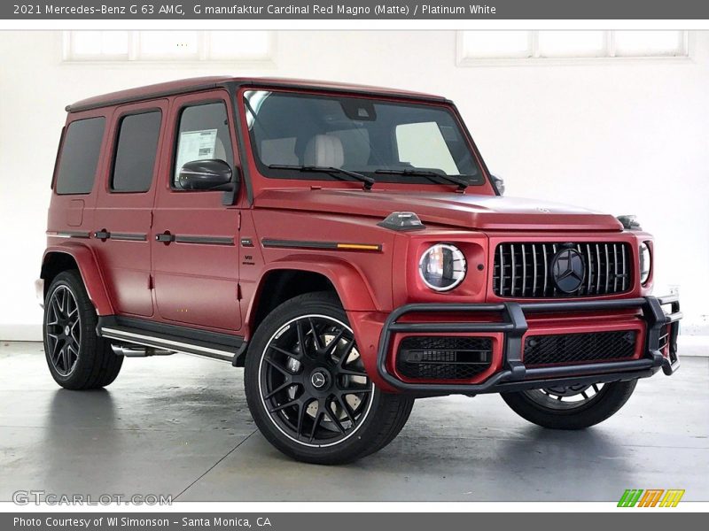 Front 3/4 View of 2021 G 63 AMG