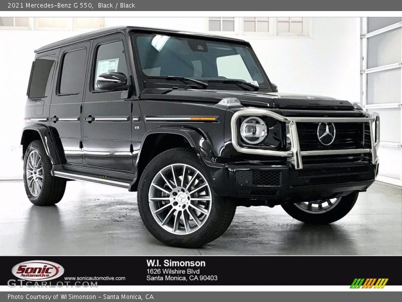 Black / Black 2021 Mercedes-Benz G 550