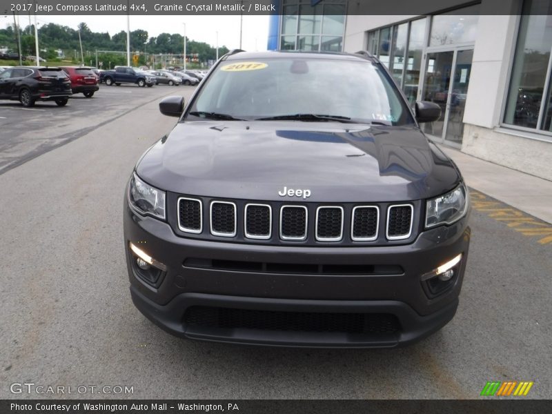 Granite Crystal Metallic / Black 2017 Jeep Compass Latitude 4x4