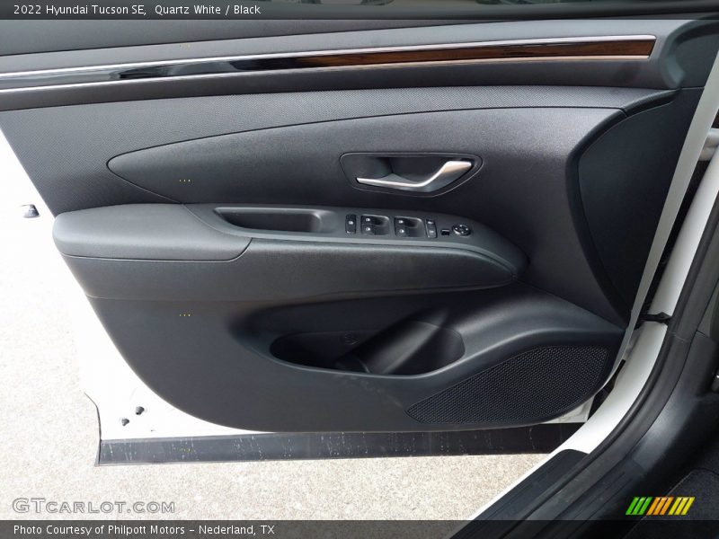 Quartz White / Black 2022 Hyundai Tucson SE