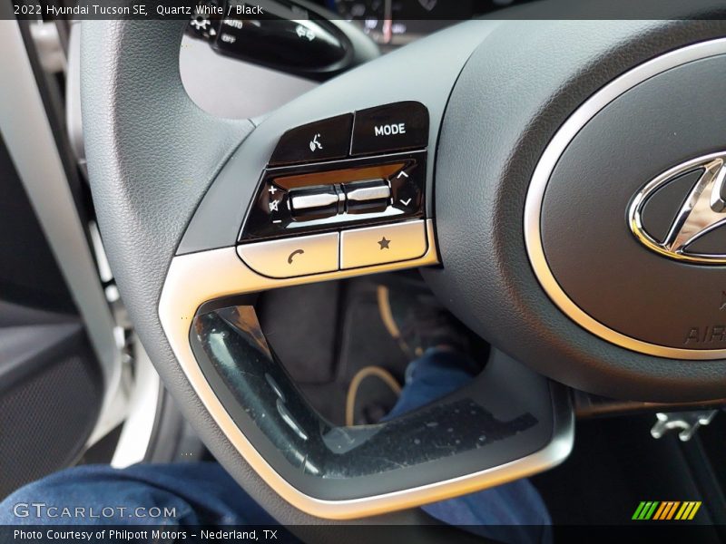 Quartz White / Black 2022 Hyundai Tucson SE