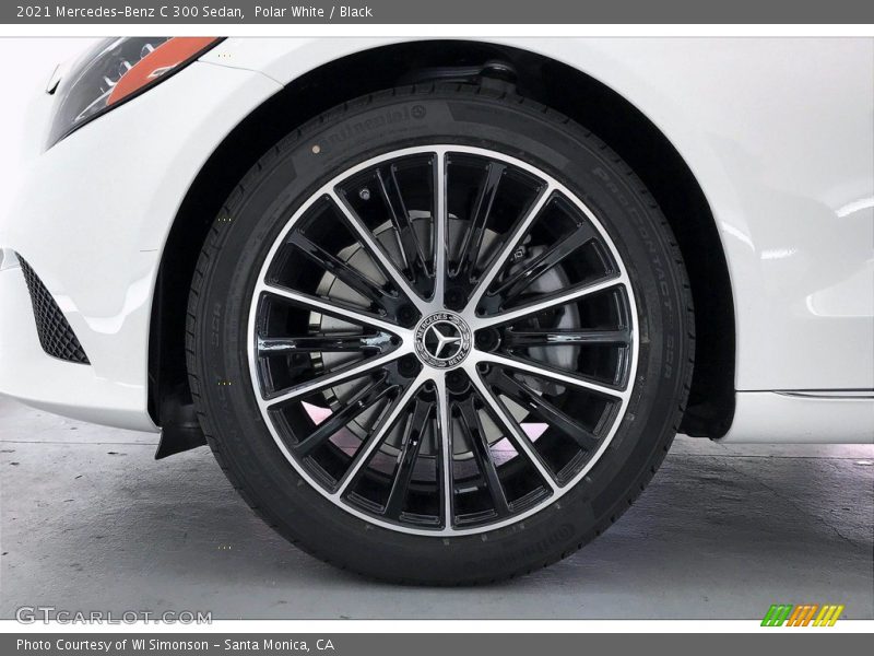 Polar White / Black 2021 Mercedes-Benz C 300 Sedan