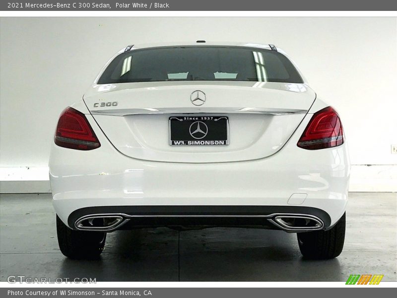 Polar White / Black 2021 Mercedes-Benz C 300 Sedan