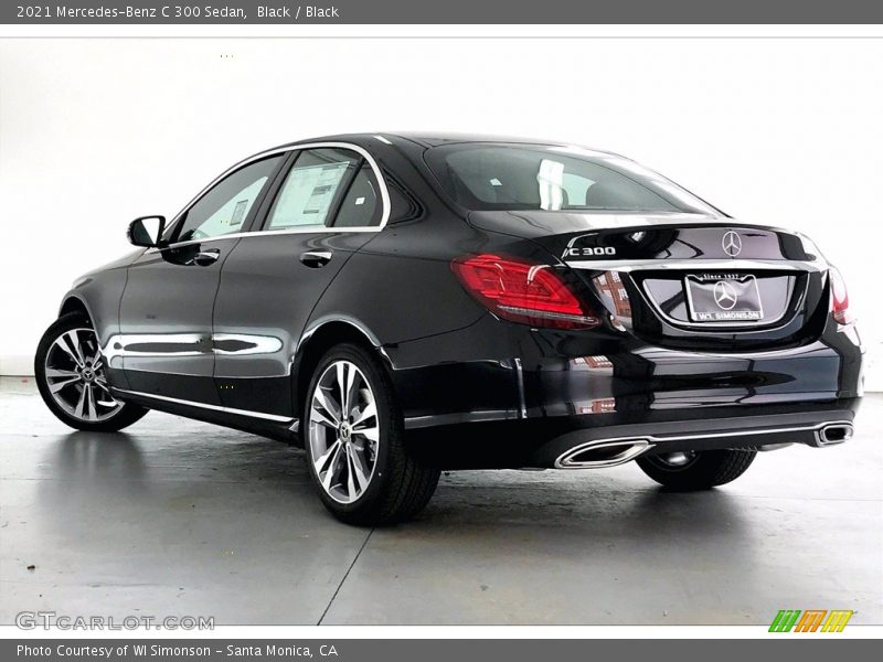 Black / Black 2021 Mercedes-Benz C 300 Sedan