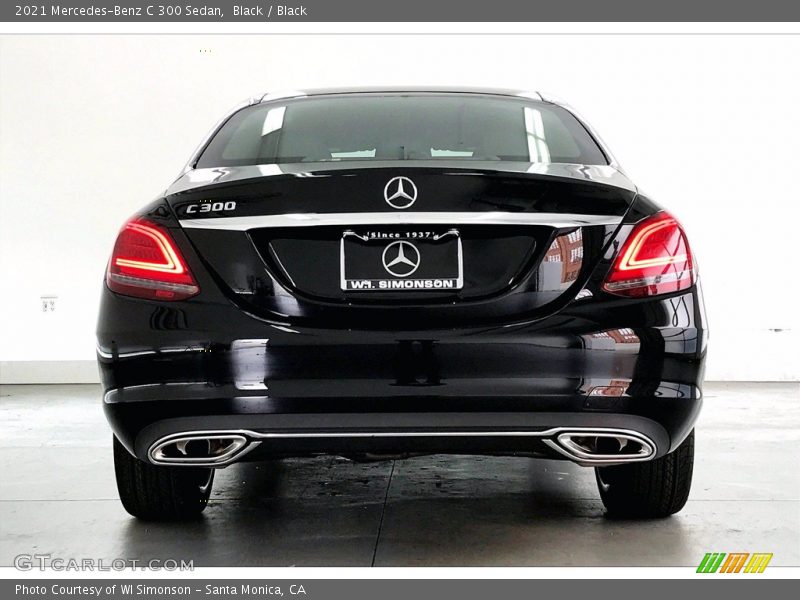 Black / Black 2021 Mercedes-Benz C 300 Sedan