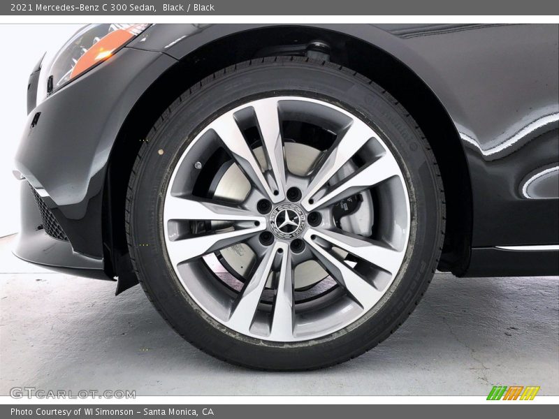 Black / Black 2021 Mercedes-Benz C 300 Sedan