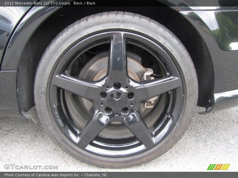 Black / Black 2012 Mercedes-Benz CLS 550 Coupe