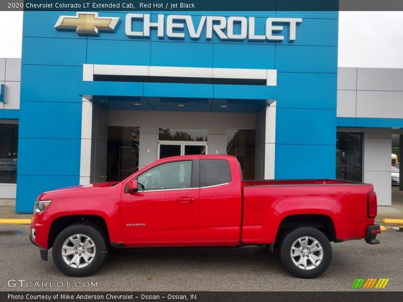 Red Hot / Jet Black 2020 Chevrolet Colorado LT Extended Cab