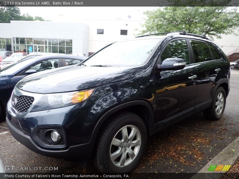 Baltic Blue / Black 2013 Kia Sorento LX AWD