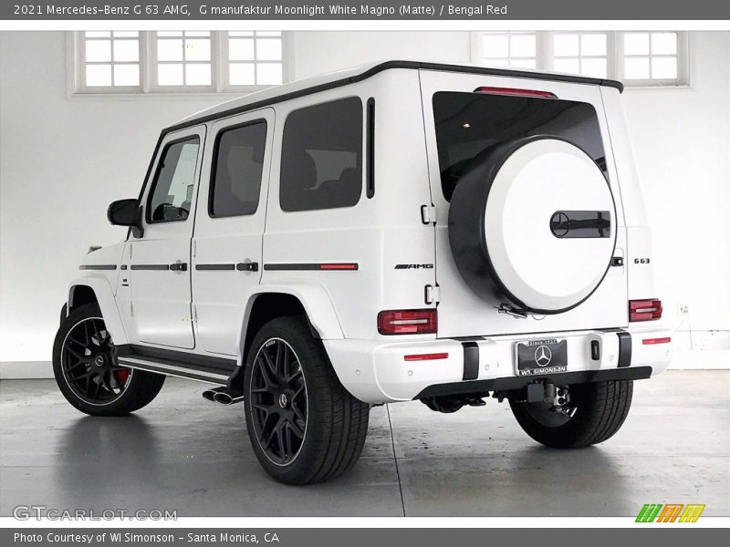  2021 G 63 AMG G manufaktur Moonlight White Magno (Matte)