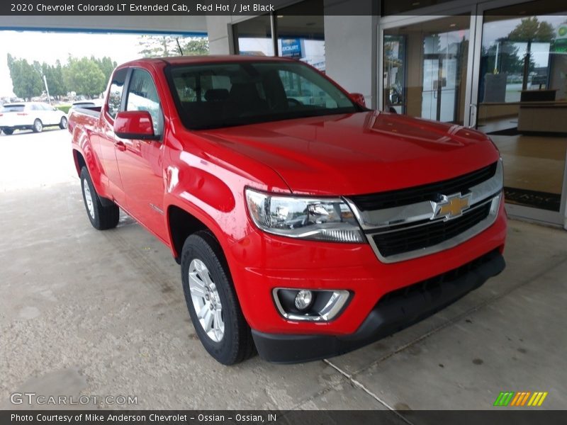 Red Hot / Jet Black 2020 Chevrolet Colorado LT Extended Cab