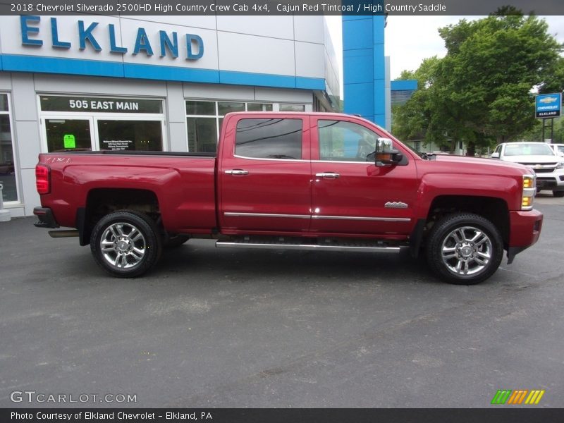 Cajun Red Tintcoat / High Country Saddle 2018 Chevrolet Silverado 2500HD High Country Crew Cab 4x4