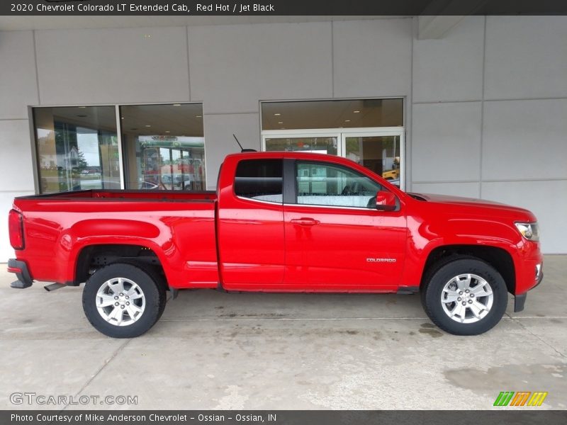 Red Hot / Jet Black 2020 Chevrolet Colorado LT Extended Cab
