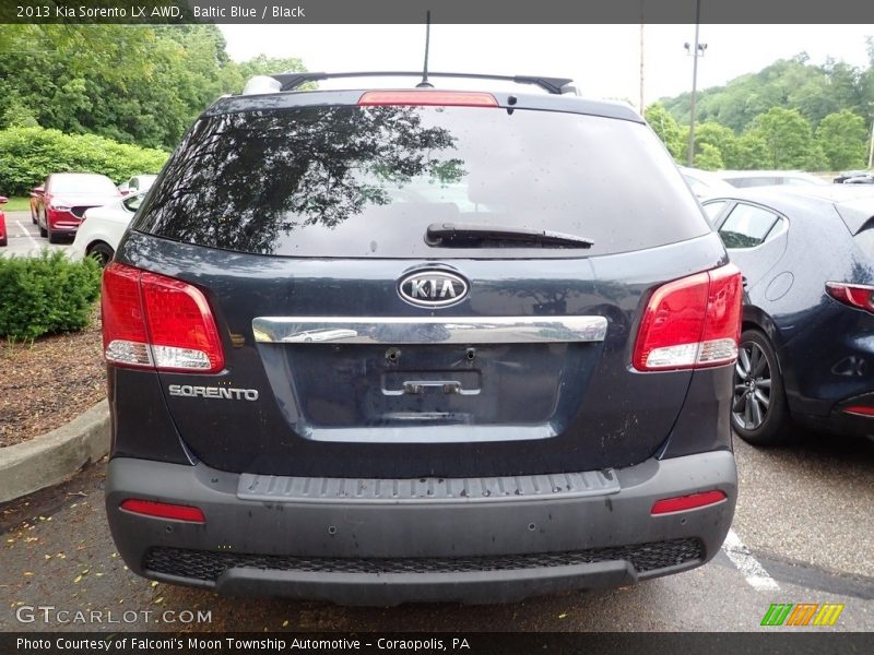 Baltic Blue / Black 2013 Kia Sorento LX AWD