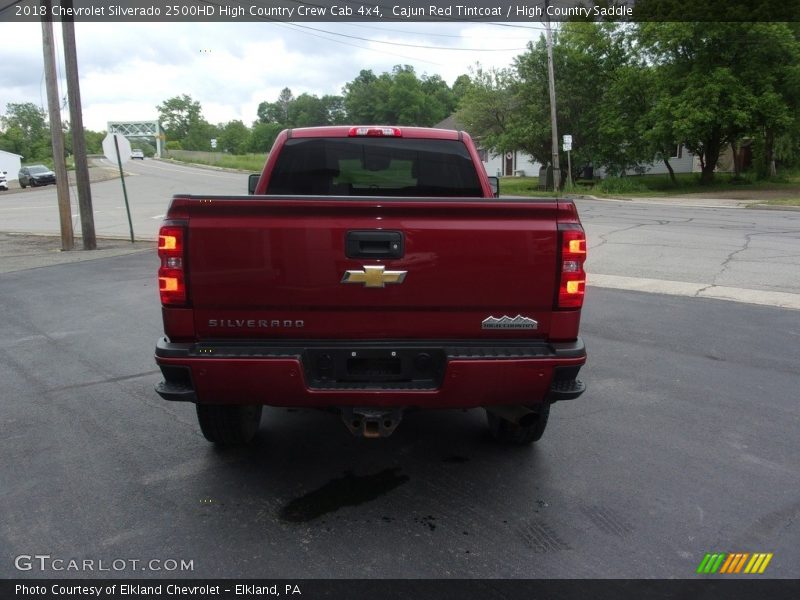 Cajun Red Tintcoat / High Country Saddle 2018 Chevrolet Silverado 2500HD High Country Crew Cab 4x4