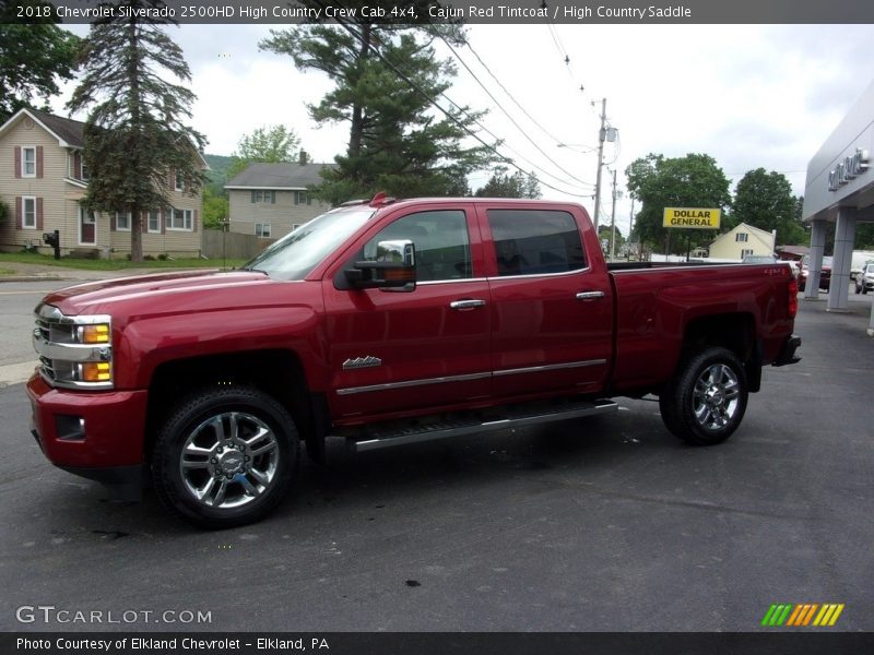 Cajun Red Tintcoat / High Country Saddle 2018 Chevrolet Silverado 2500HD High Country Crew Cab 4x4