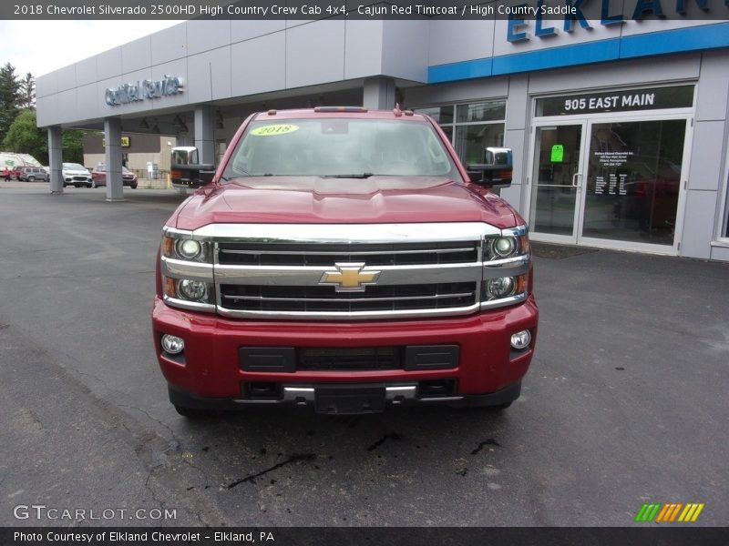Cajun Red Tintcoat / High Country Saddle 2018 Chevrolet Silverado 2500HD High Country Crew Cab 4x4