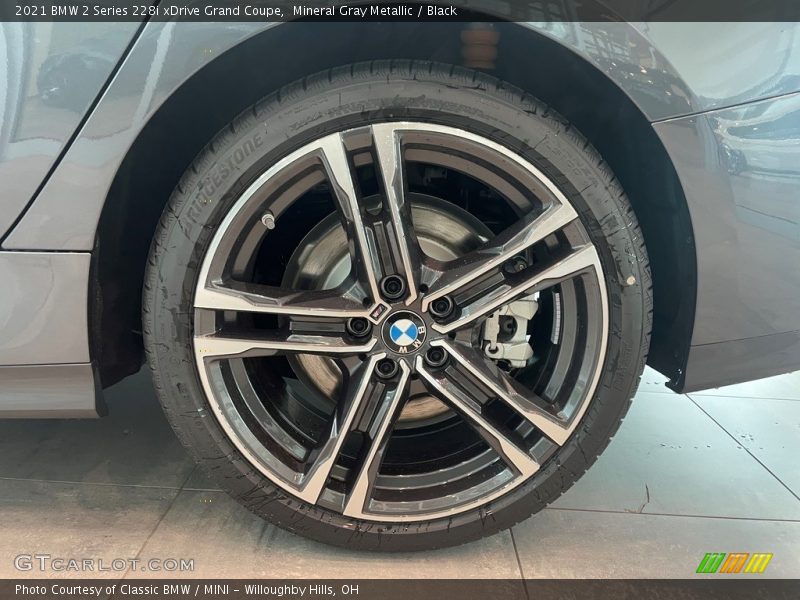 Mineral Gray Metallic / Black 2021 BMW 2 Series 228i xDrive Grand Coupe