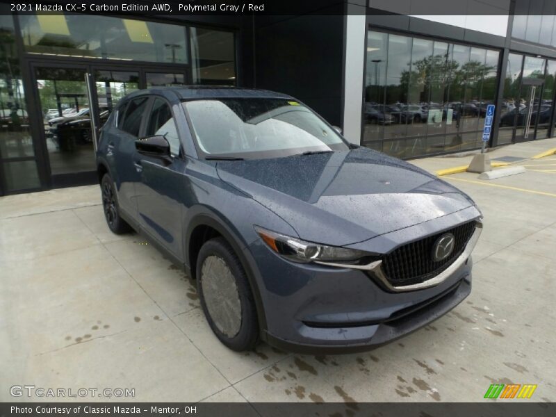 Front 3/4 View of 2021 CX-5 Carbon Edition AWD