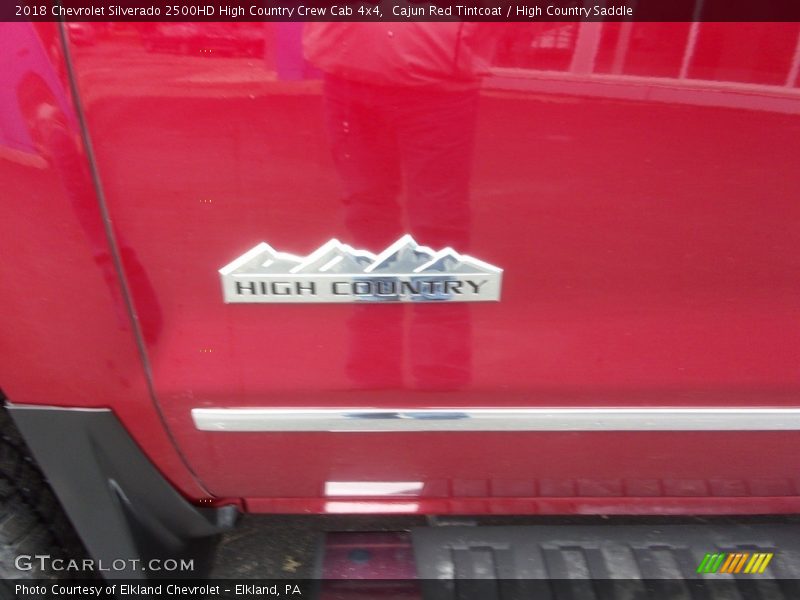 Cajun Red Tintcoat / High Country Saddle 2018 Chevrolet Silverado 2500HD High Country Crew Cab 4x4
