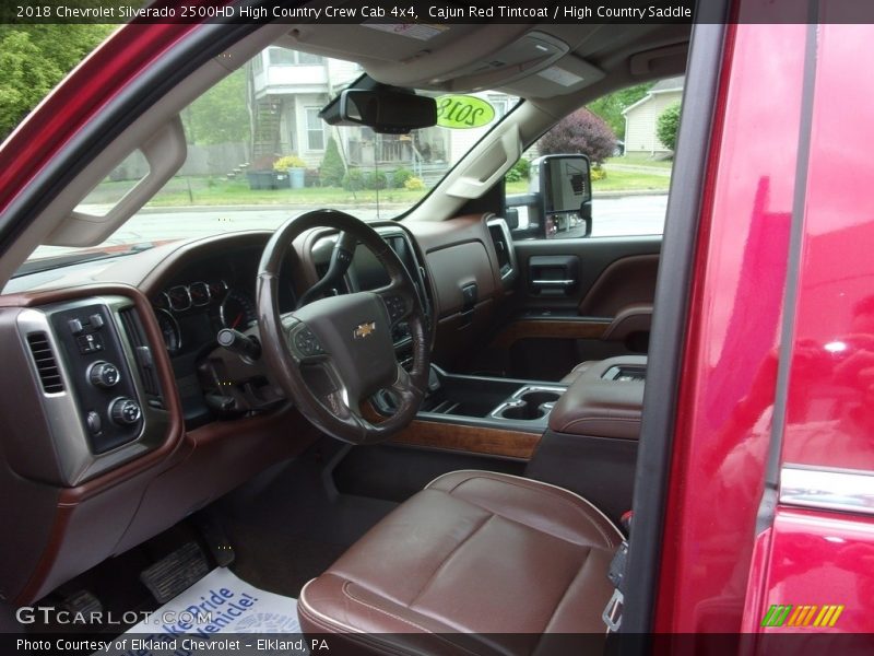 Cajun Red Tintcoat / High Country Saddle 2018 Chevrolet Silverado 2500HD High Country Crew Cab 4x4