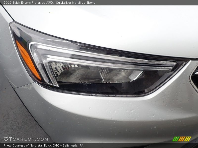 Quicksilver Metallic / Ebony 2019 Buick Encore Preferred AWD