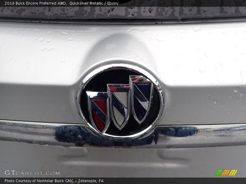 Quicksilver Metallic / Ebony 2019 Buick Encore Preferred AWD