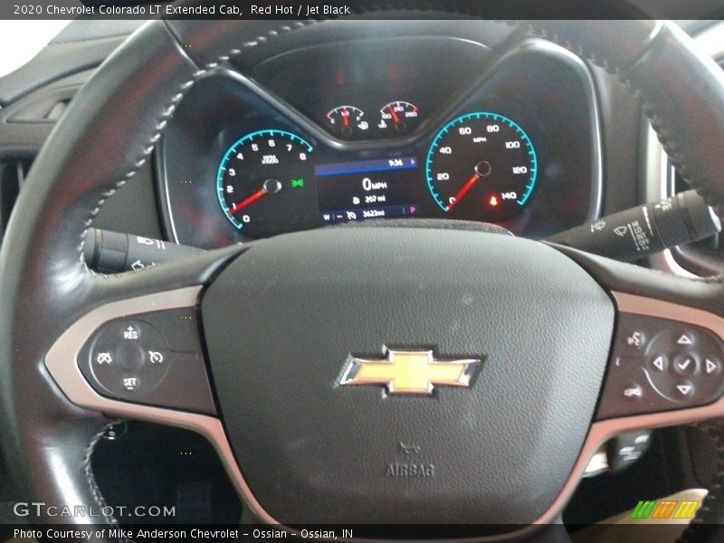 Red Hot / Jet Black 2020 Chevrolet Colorado LT Extended Cab