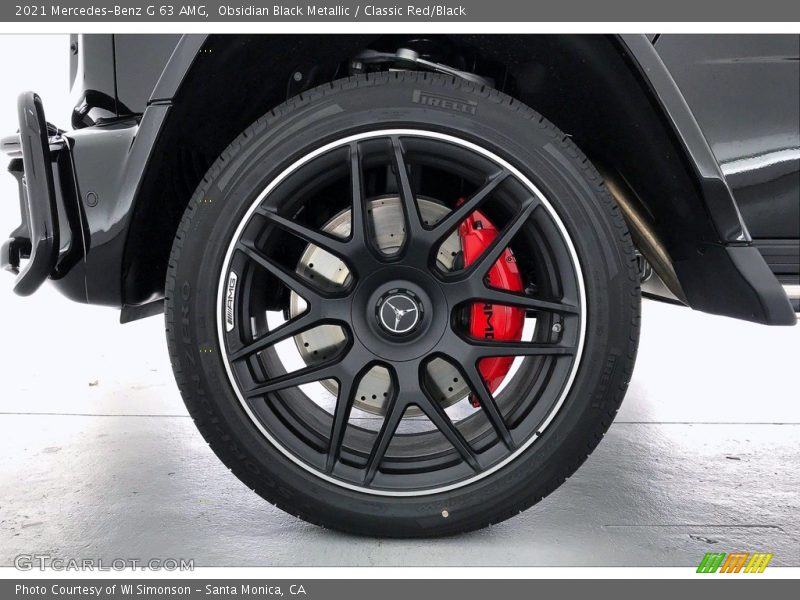 Obsidian Black Metallic / Classic Red/Black 2021 Mercedes-Benz G 63 AMG