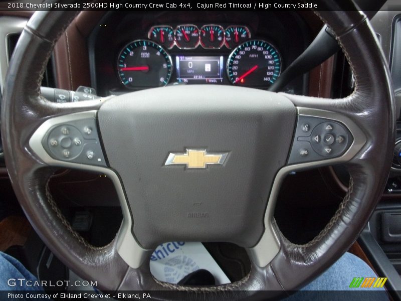 Cajun Red Tintcoat / High Country Saddle 2018 Chevrolet Silverado 2500HD High Country Crew Cab 4x4