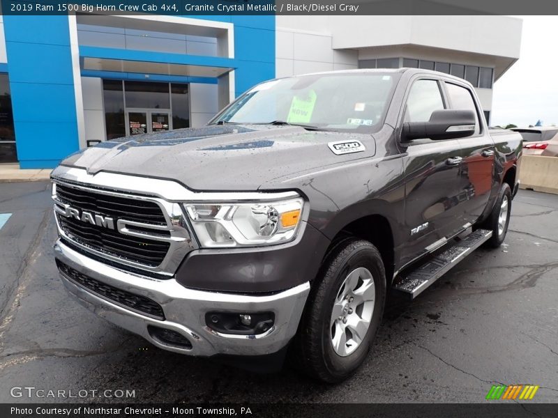 Granite Crystal Metallic / Black/Diesel Gray 2019 Ram 1500 Big Horn Crew Cab 4x4