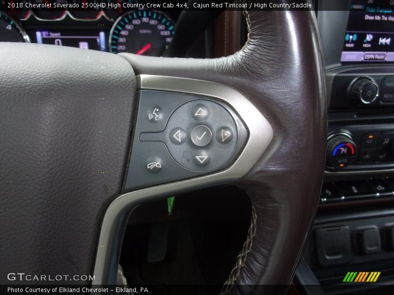 Cajun Red Tintcoat / High Country Saddle 2018 Chevrolet Silverado 2500HD High Country Crew Cab 4x4