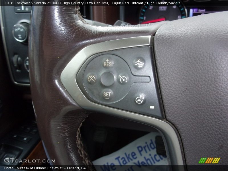 Cajun Red Tintcoat / High Country Saddle 2018 Chevrolet Silverado 2500HD High Country Crew Cab 4x4