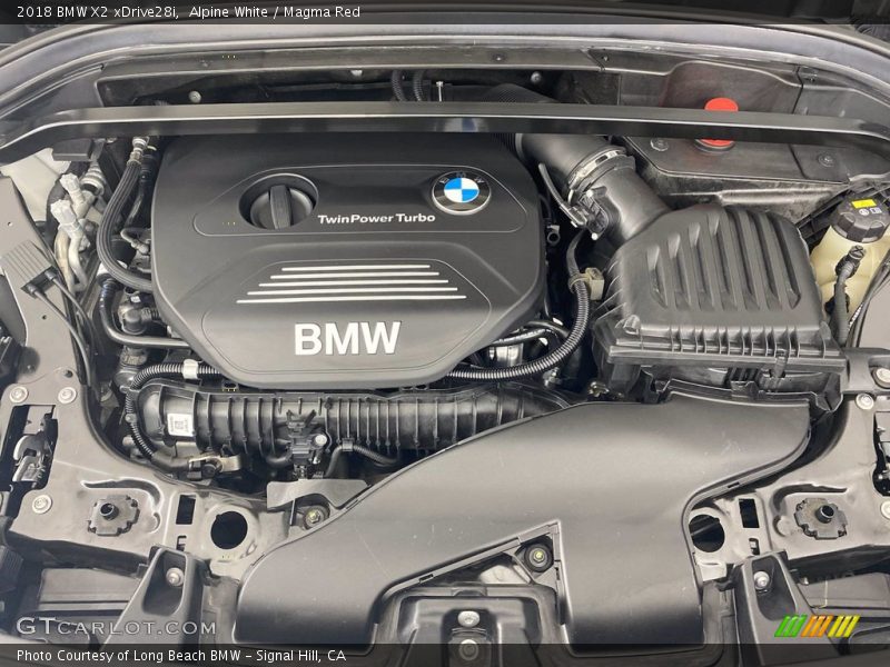  2018 X2 xDrive28i Engine - 2.0 Liter DI TwinPower Turbocharged DOHC 16-Valve VVT 4 Cylinder