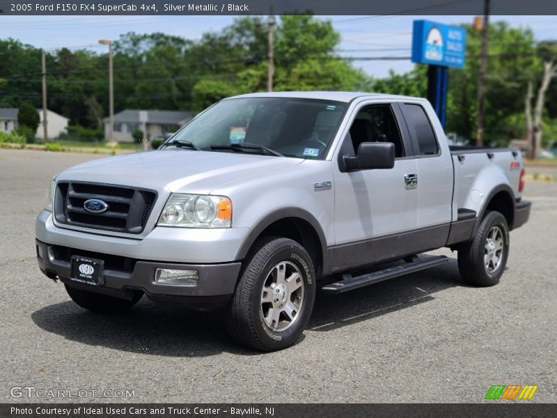 Silver Metallic / Black 2005 Ford F150 FX4 SuperCab 4x4
