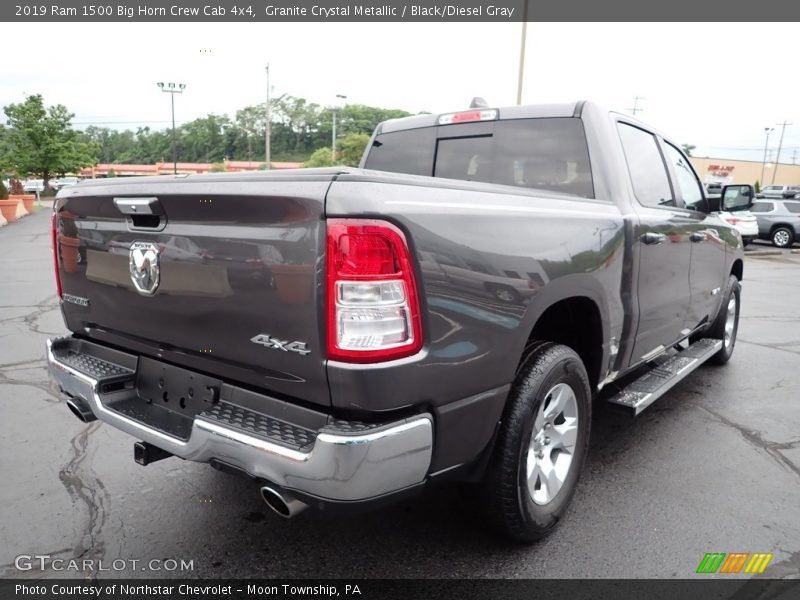 Granite Crystal Metallic / Black/Diesel Gray 2019 Ram 1500 Big Horn Crew Cab 4x4