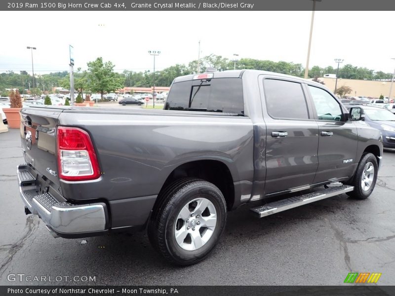 Granite Crystal Metallic / Black/Diesel Gray 2019 Ram 1500 Big Horn Crew Cab 4x4