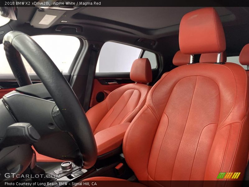 Front Seat of 2018 X2 xDrive28i