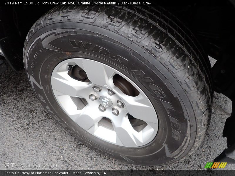 Granite Crystal Metallic / Black/Diesel Gray 2019 Ram 1500 Big Horn Crew Cab 4x4