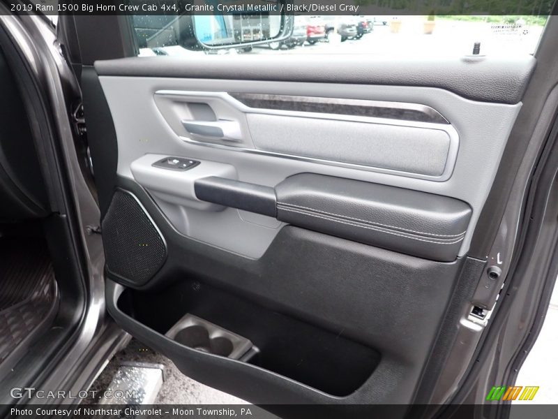 Granite Crystal Metallic / Black/Diesel Gray 2019 Ram 1500 Big Horn Crew Cab 4x4