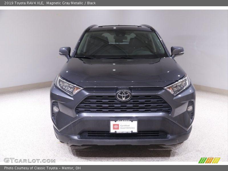 Magnetic Gray Metallic / Black 2019 Toyota RAV4 XLE