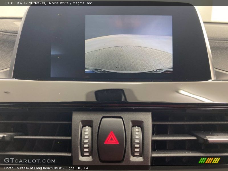 Alpine White / Magma Red 2018 BMW X2 xDrive28i