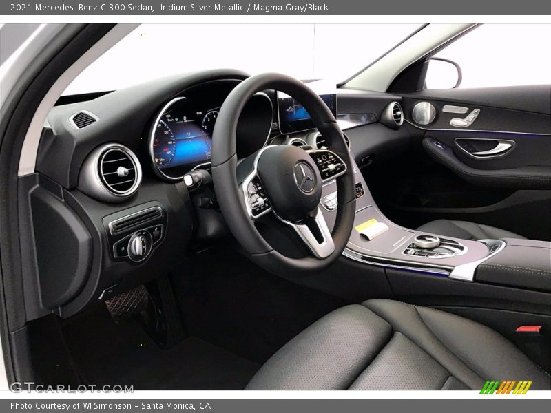 Iridium Silver Metallic / Magma Gray/Black 2021 Mercedes-Benz C 300 Sedan